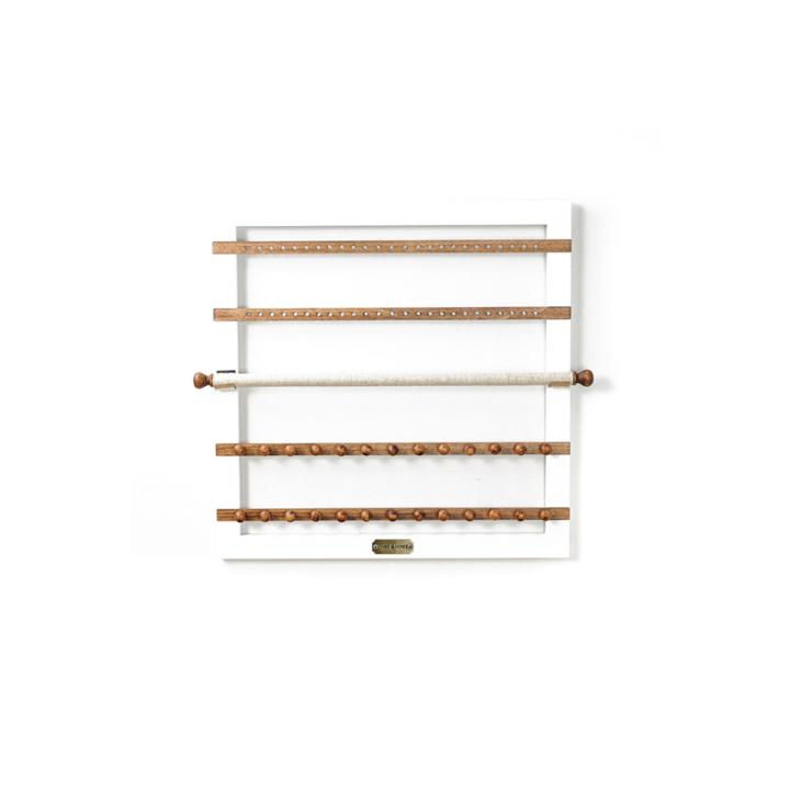 Hives & Honey Wall Mounted White Jewelry Accessory Frame