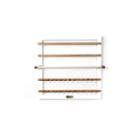 Hives & Honey Wall Mounted White Jewelry Accessory Frame