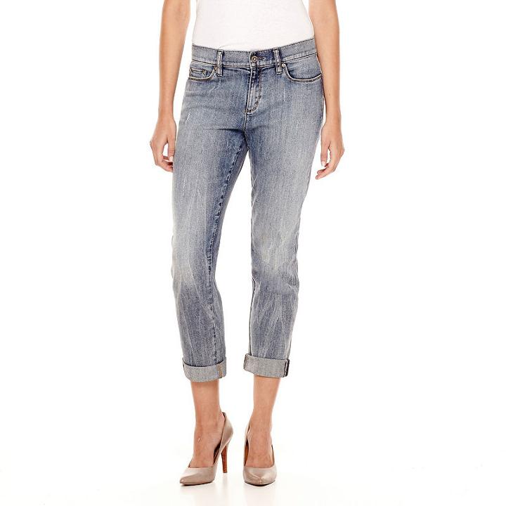 Liz Claiborne Straight Leg Jean - Tall