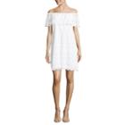 Ronni Nicole Short Sleeve Lace A-line Dress-petite