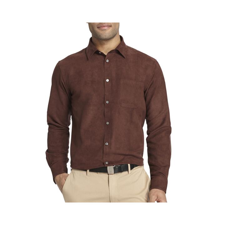Van Heusen Long-sleeve Faux Suede Shirt