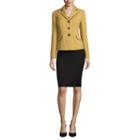 Le Suit Long-sleeve 3-button Piped Jacket Skirt Suit