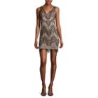 Reigns On Sleeveless Bonded-lace Dress - Juniors