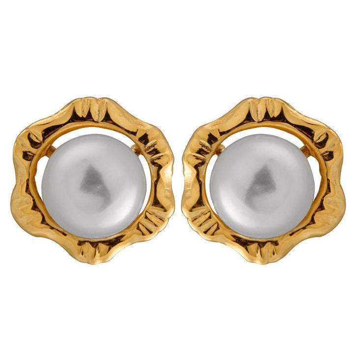 Splendid Pearls Pearl 8.5mm Stud Earrings