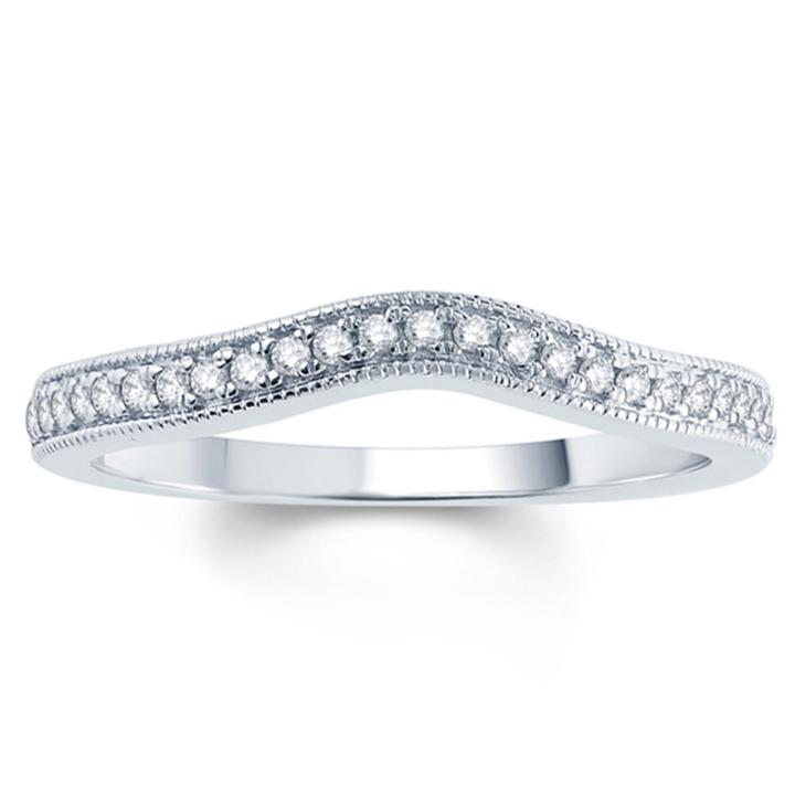 1/6 Ct. T.w. White Diamond 10k Gold