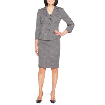 Le Suit Diamond Skirt Suit