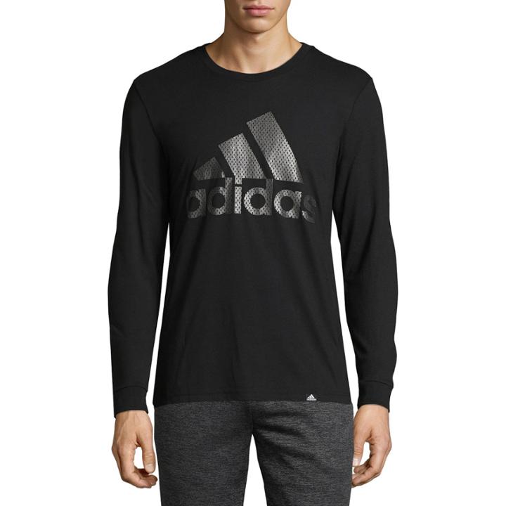 Adidas Bos Metal Long Sleeve Crew Neck T-shirt-athletic