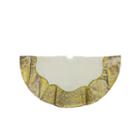 48 Two-toned Metallic Gold Flourish Christmas Tree Skirt