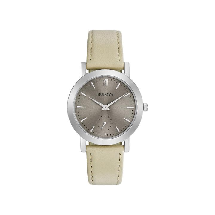 Bulova Womens Brown Strap Watch-96l233
