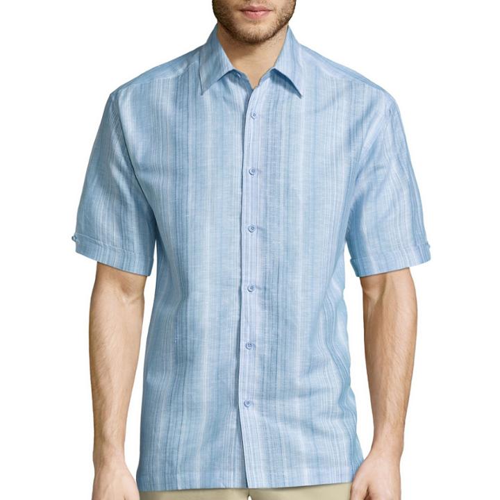 The Havanera Co. Short-sleeve Stripe Shirt