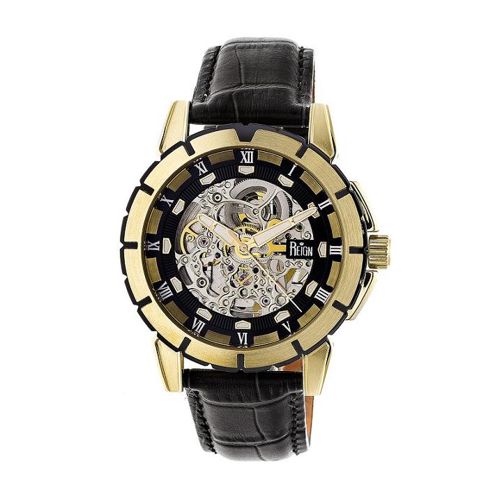 Reign Unisex Black Strap Watch-reirn4605