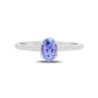 Womens 3/4 Ct. T.w. Blue Tanzanite 14k Gold Cocktail Ring