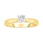 True Love, Celebrate Romance 1/3 Ct. Diamond Solitaire 14k Yellow Gold Ring
