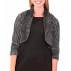Nina Leonard Mink Faux Fur Classic Bolero