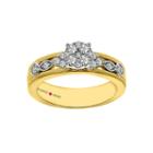 Eterno Amor Womens 1/2 Ct. T.w. Round Diamond 14k Gold Engagement Ring