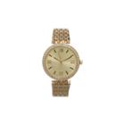 Olivia Pratt Womens Gold Tone Strap Watch-14796gold