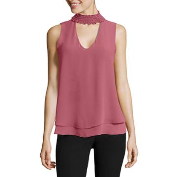 Hollywould Mock Neck Top Juniors