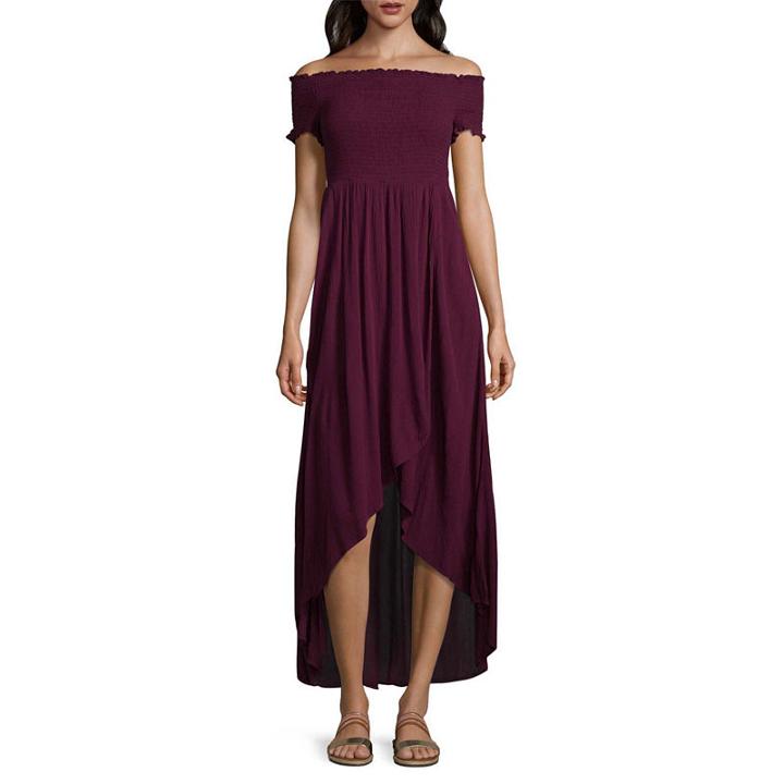 Arizona Short Sleeve Maxi Dress-juniors