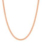 Semisolid Curb 22 Inch Chain Necklace