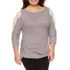 By & By 3.4 Sleeve Dolman Top - Juniors