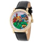 Comics Marvel Mens Black Strap Watch-wma000052