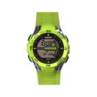 Dakota Lime Green Pedometer Watch 36827