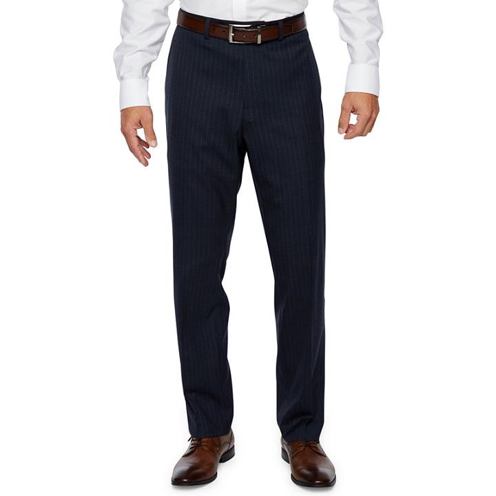 Collection By Michael Strahan Collection By Michael Strahan Stripe Stretch Classic Fit Suit Pants