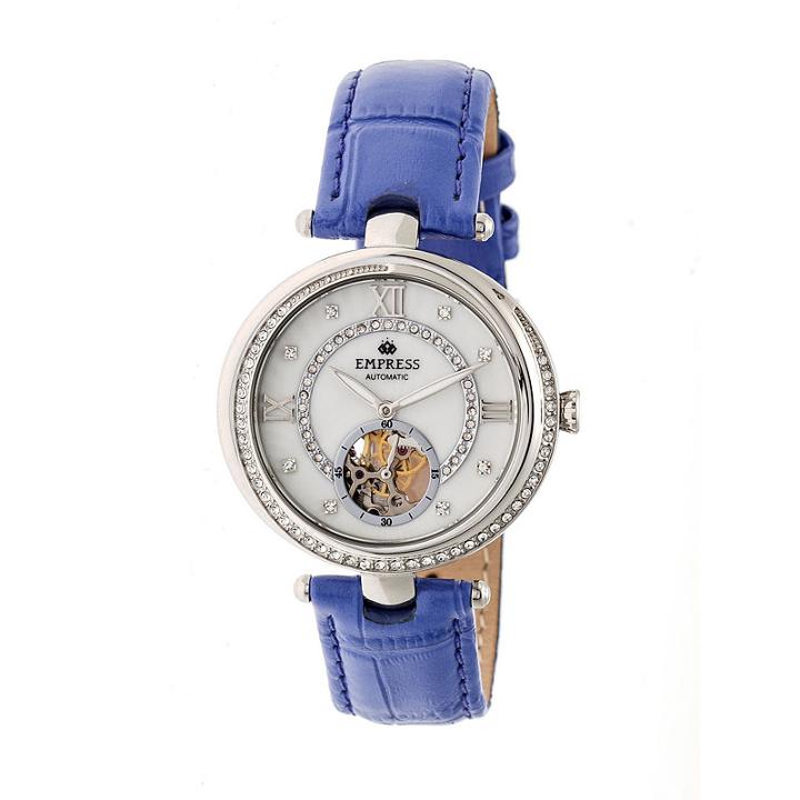 Empress Unisex Purple Strap Watch-empem2103