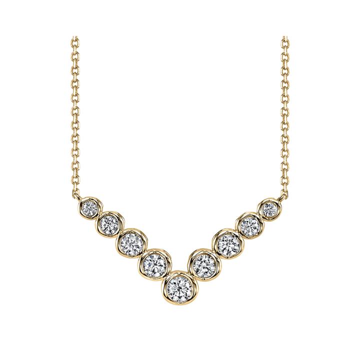 Sirena&trade; 1/2 Ct. T.w. Diamond 14k Yellow Gold Necklace