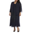 R & M Richards 2 Pc Jacket Dress-plus