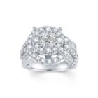 Limited Quantities 2 1/2 Ct. T.w. Diamond 14k White Gold Ring