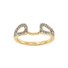1/8 Ct. T.w. Diamond 14k Yellow Gold Ring Wrap
