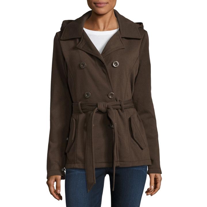 Ymi Button Front Fleece Jacket-juniors