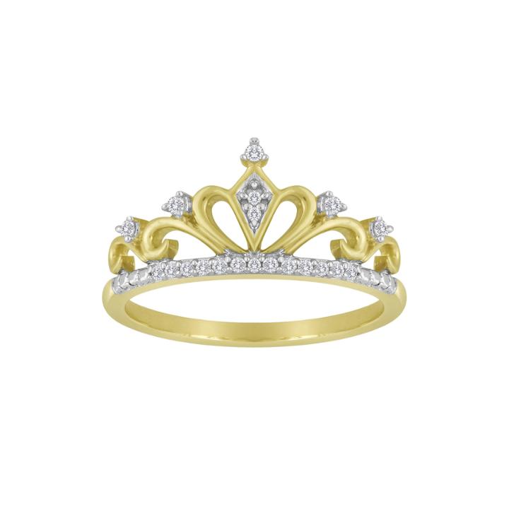 1/10 Ct. T.w. Diamond Crown Ring