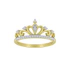 1/10 Ct. T.w. Diamond Crown Ring
