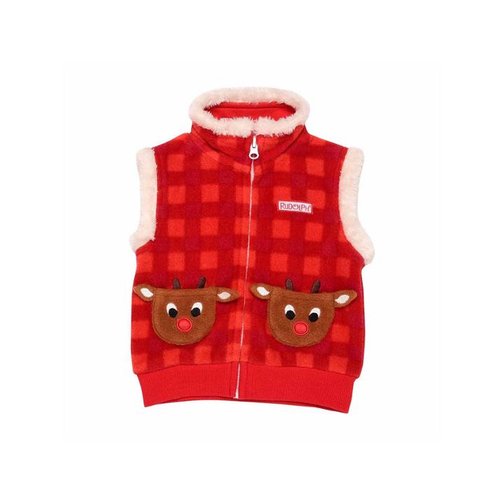 Rudolph The Red Nose Reindeer Printed Vest 3m-12m