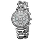Akribos Xxiv Womens Silver Tone Strap Watch-a-640ss