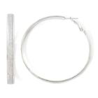 Arizona Textured Center Hoop Earrings