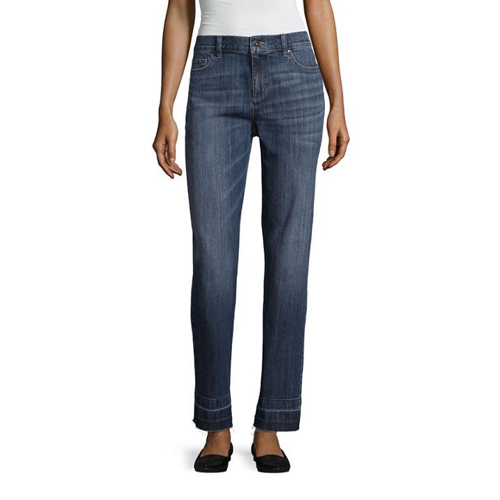 Liz Claiborne Boyfriend Skinny Pants - Tall