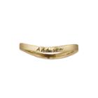 Personalized Curved Stackable Ring