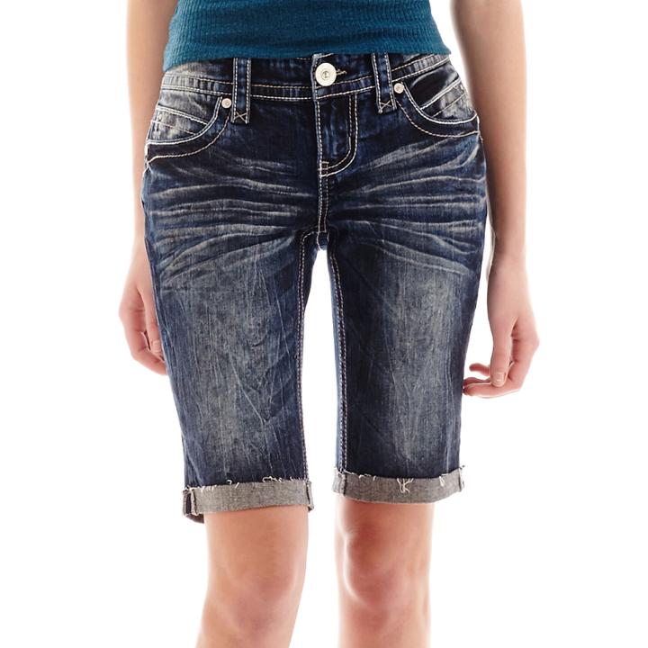 Ariya™ Curvy Denim Bermuda Shorts