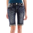 Ariya&trade; Curvy Denim Bermuda Shorts