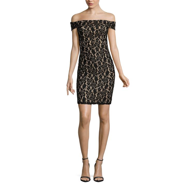 City Triangle Bodycon Dress-juniors