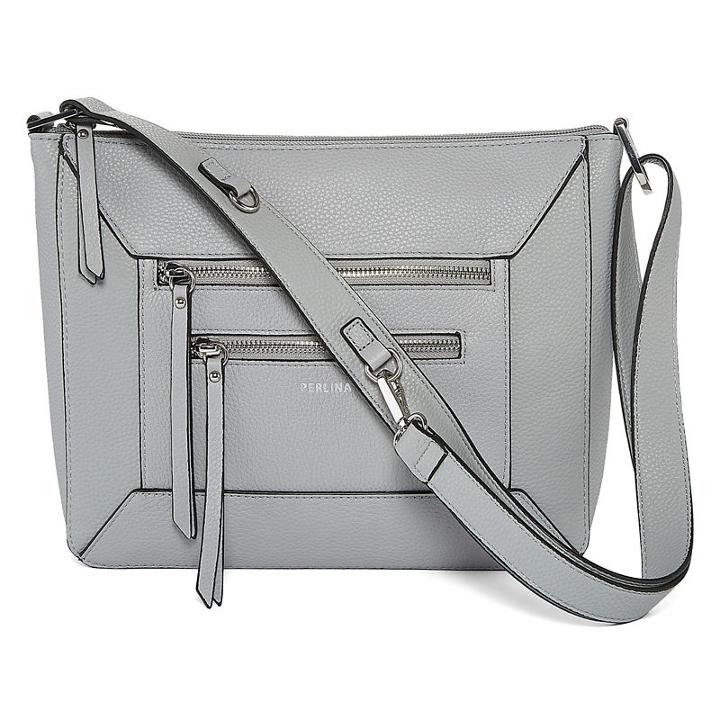 Perlina Drew Leather Crossbody Bag