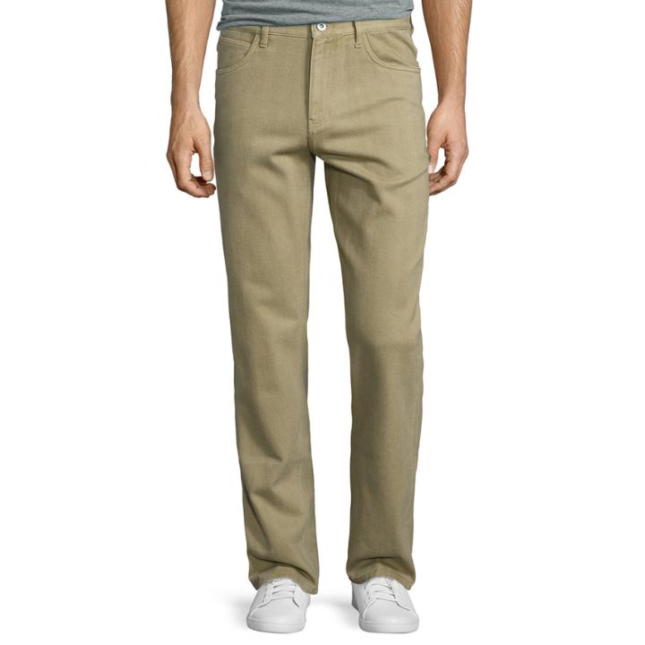 St. John's Bay Sueded Twill 5-pocket Pants