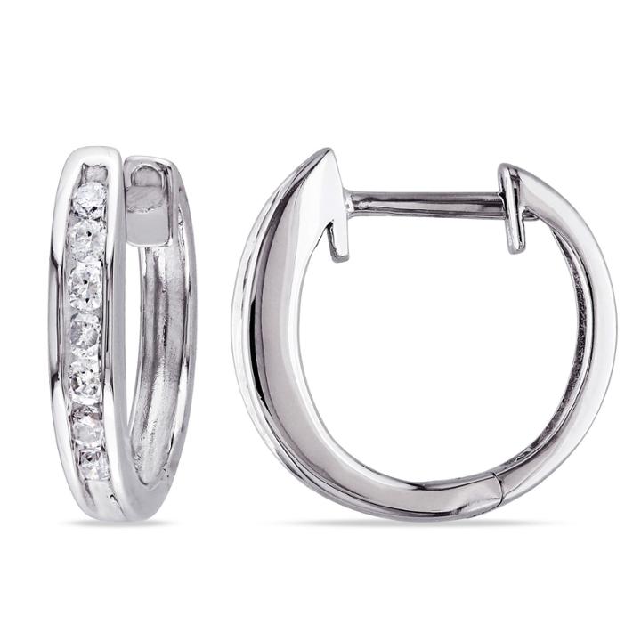 1/4 Ct. T.w. White Diamond 10k Ear Cuffs