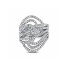 Womens 1 1/4 Ct. T.w. Genuine White Diamond 14k Gold Engagement Ring