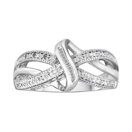 1/10 Ct. T.w. Diamond Vintage Twist Ring