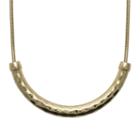 Bold Elements Womens Curved Choker Necklace