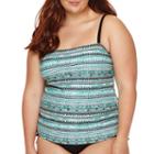 Arizona Mod Dream Bandeaukini Swim Top - Juniors Plus